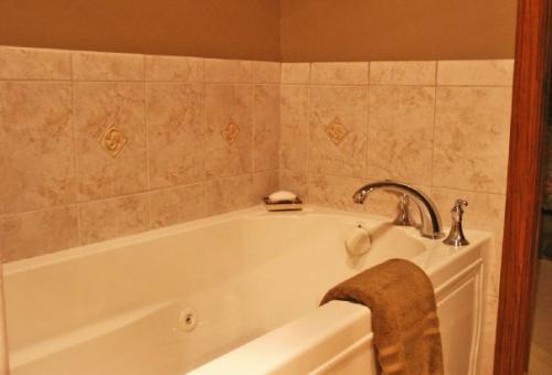 Bath tub and tile.