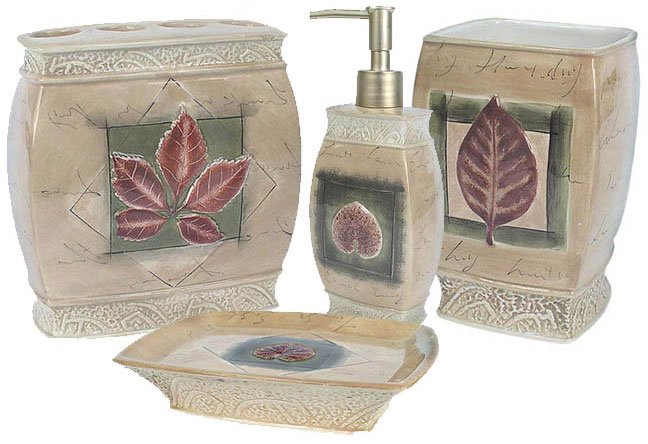 Leaf Diaries Bath Accessory Set