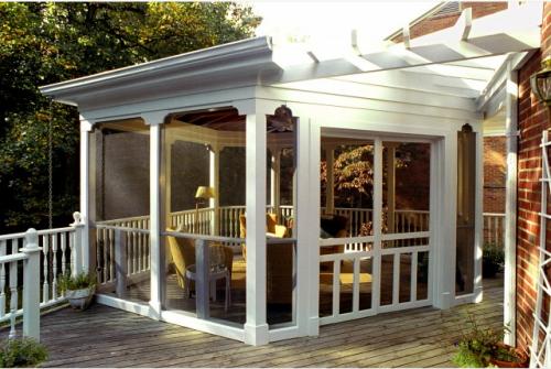 Case Remodeling screened-in porch