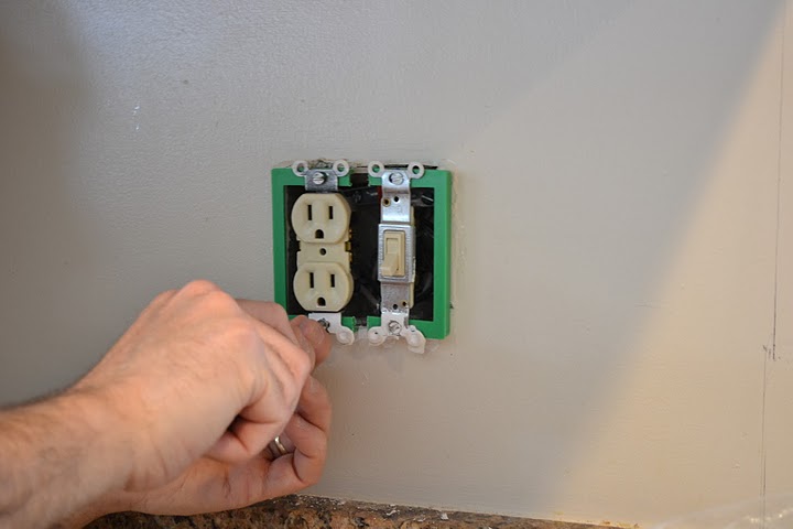 Apply electrical box extenders before tiling kitchen backsplash.