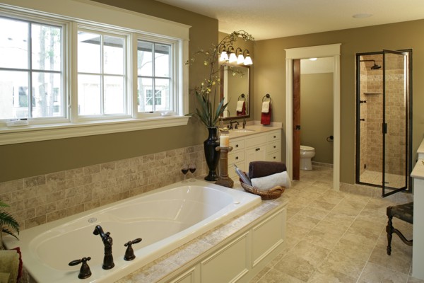 Master baths from The House Designers