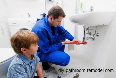 diy bathroom plumbing